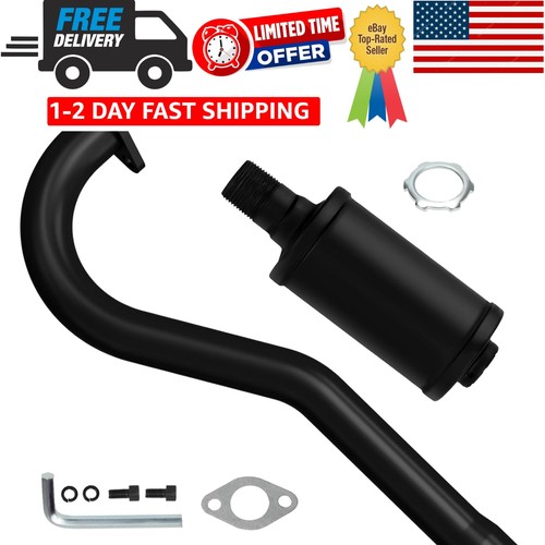 Central long mini bike exhaust - long,